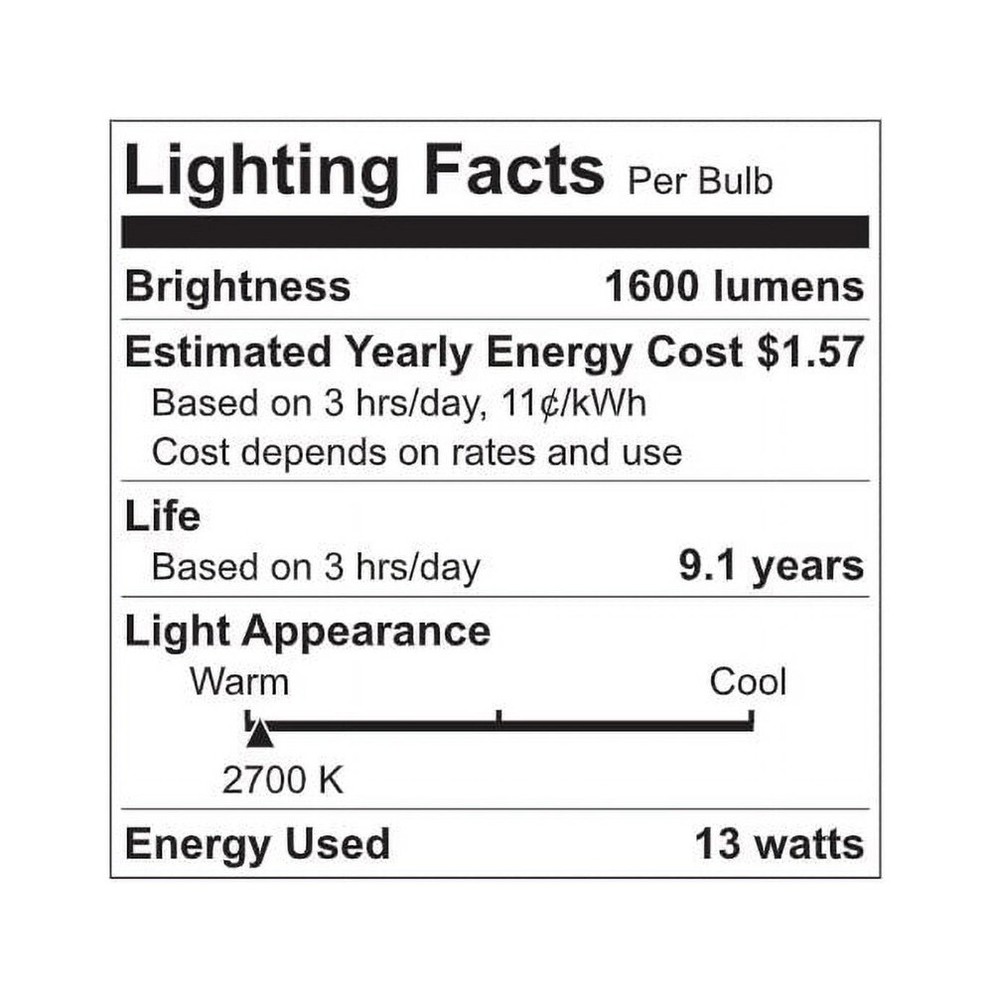 GE LED Light Bulbs, 100 Watt, Soft White, A19 Bulbs, Medium Base