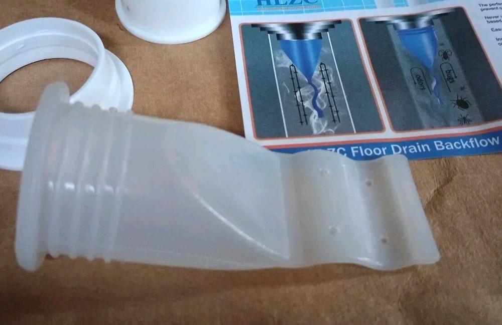 Drain Backflow Preventer One Way Valve for Pipes Tubes Bathroom Floor Drain