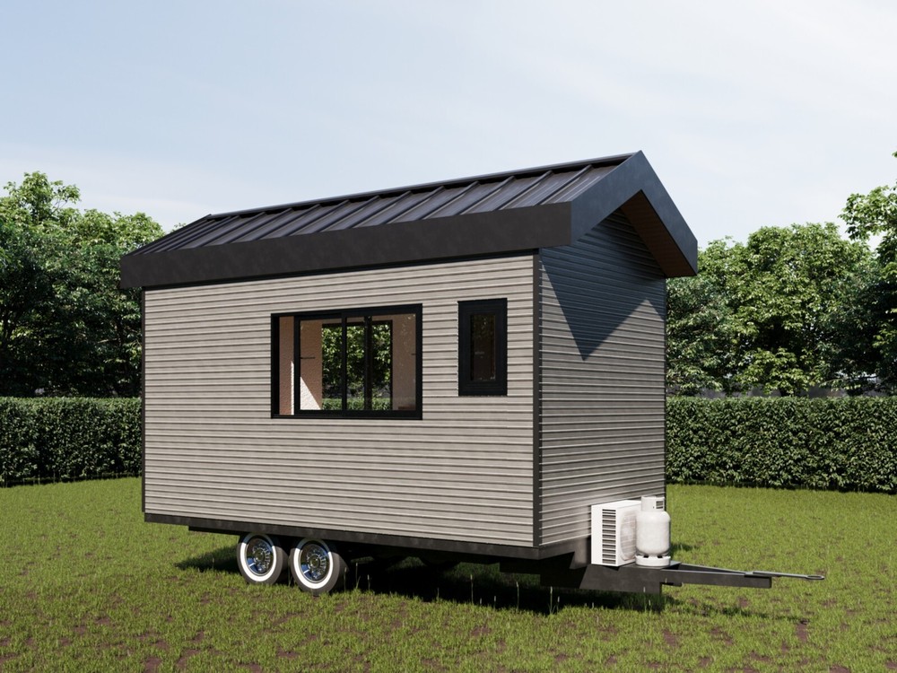 Tiny Home Plans on Wheels 115sqft - Mobile Living Design with 3D Visuals