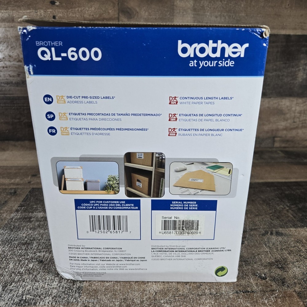 Brother QL-600 Label Printer Automatic Cutter New in Box