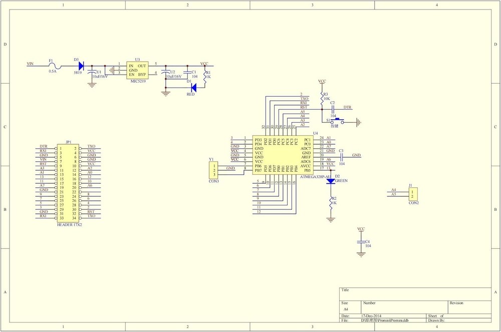 Pro Micro ATmega32U4 5V 16MHz Microcontroller – 3pcs Compact Development Boards