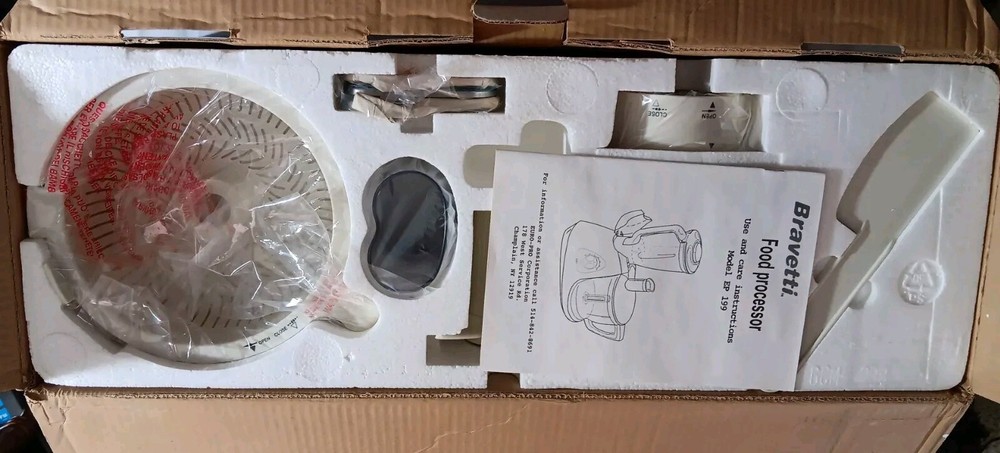 Bravetti Model: EP 199 FOOD PROCESSOR - NEW !