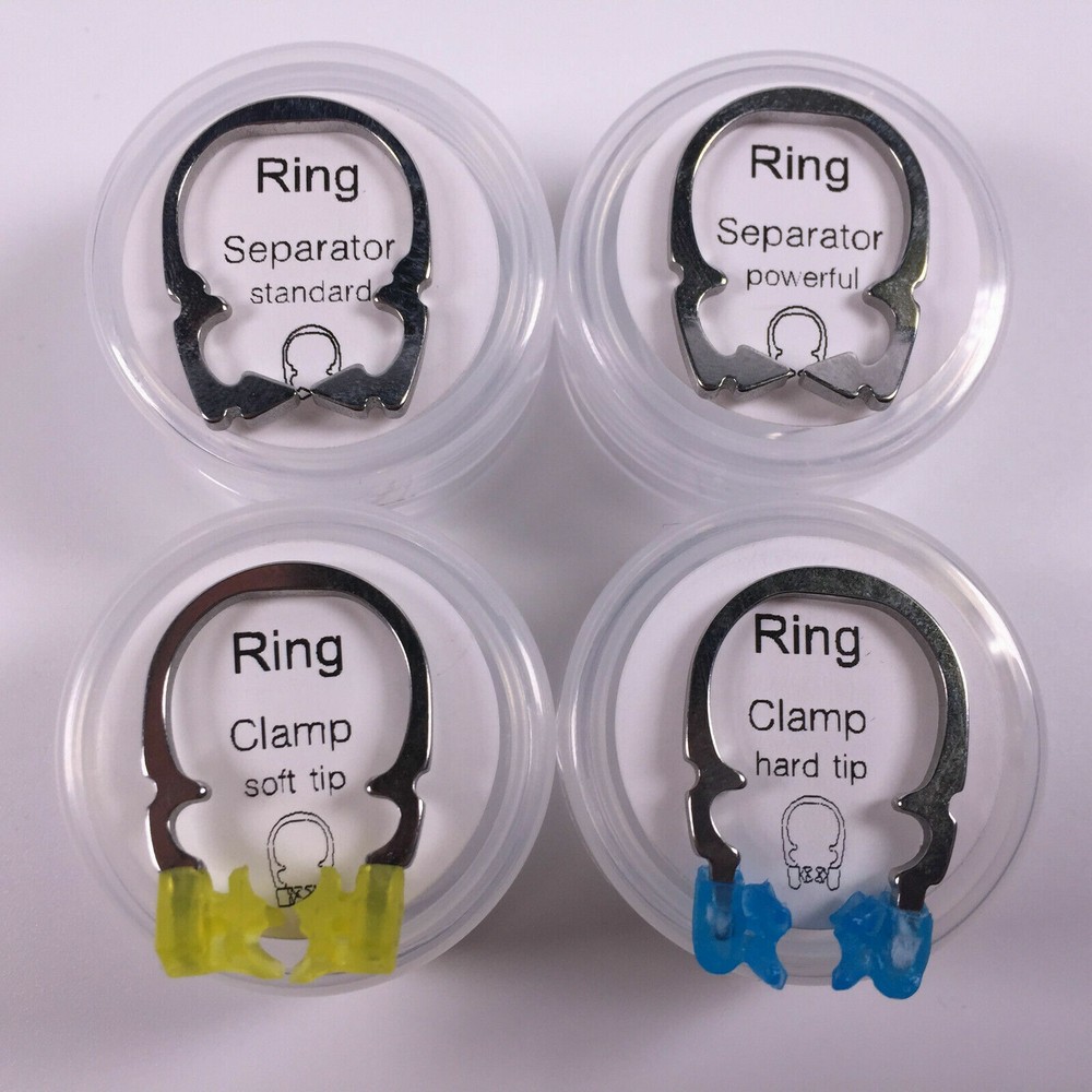 4x Dental Sectional Matrix System Installation Matrices Ring Hard/Soft Standard