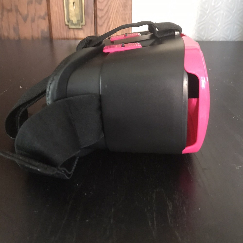 NEW-Pink-Virtual Reality Smartphone Headset Goggles-IPHONE / SAMSUNG / ANDROID