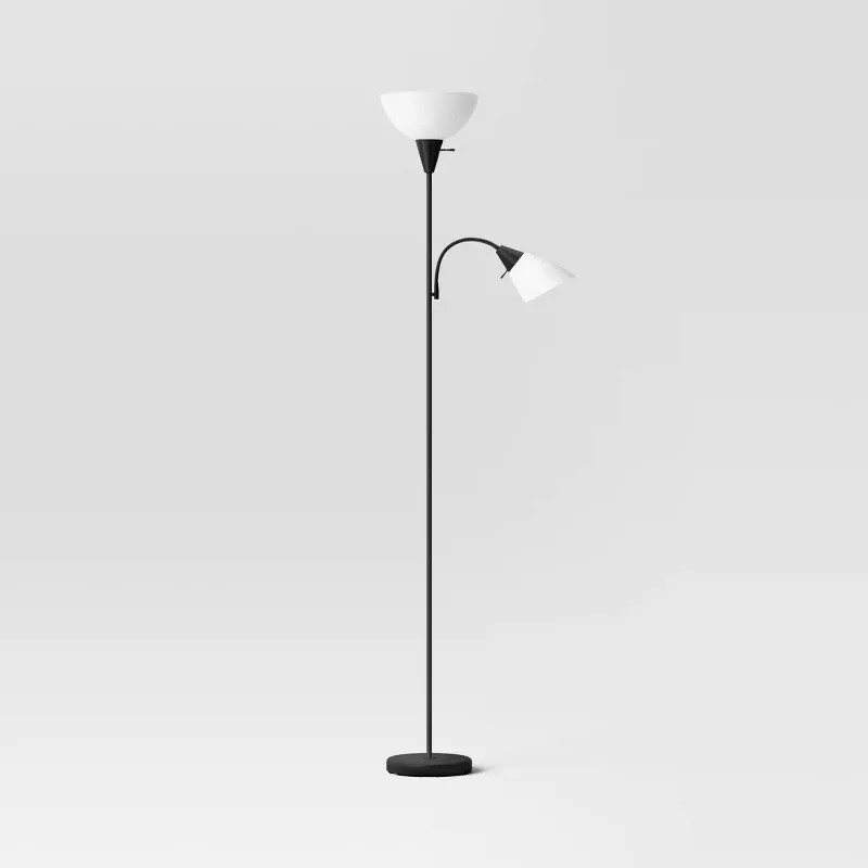 Torchiere with Task Light Floor Lamp - Room Essentials™