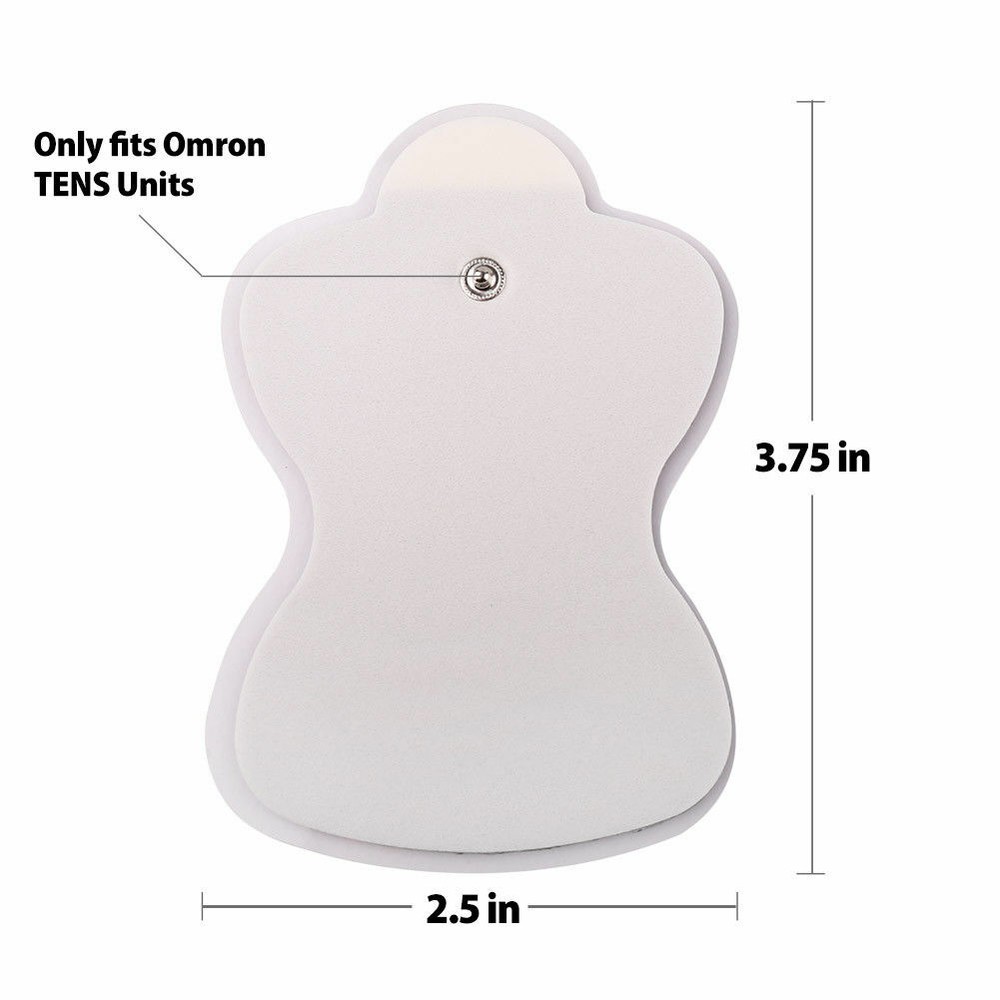 20 PCS Snap Replacement Electrode Pads for TENS Unit Muscle Stimulator Massager