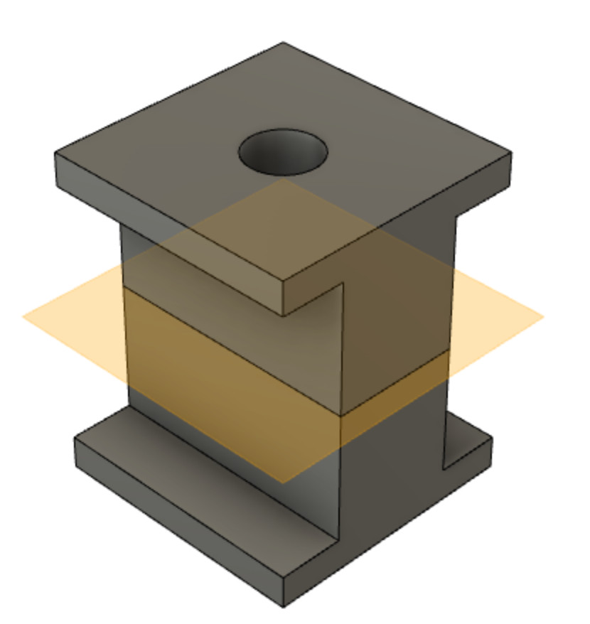 Solar Panel Strut Mount Block