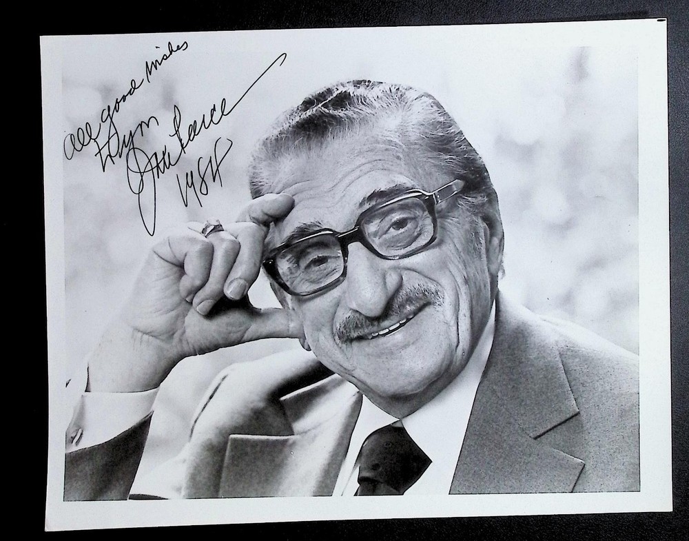 Jan Peerce  Autograph dated Tenor Singer  with COA