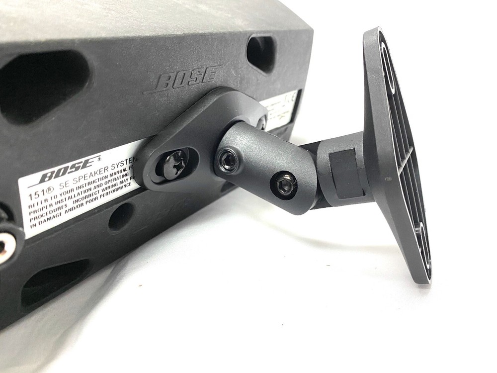 Plastic wall mount bracket for Bose 151SE  161   Speaker - Black -Pair