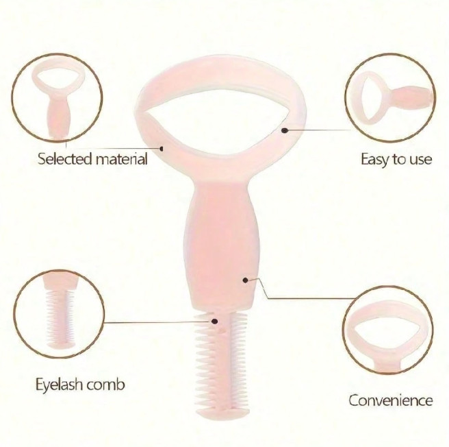 1 pc Eye Makeup Template, Eyelash Model for Beginners, Makeup Aid & Comb