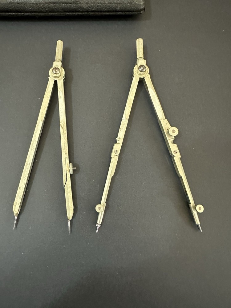 VTG Compass Drafting Tools Technical Drawing Engineering Germany Post Lot Of 5