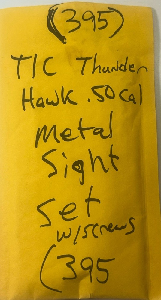 Thompson Center Arms Thunder Hawk Muzzleloader Metal Sight Set With Screws