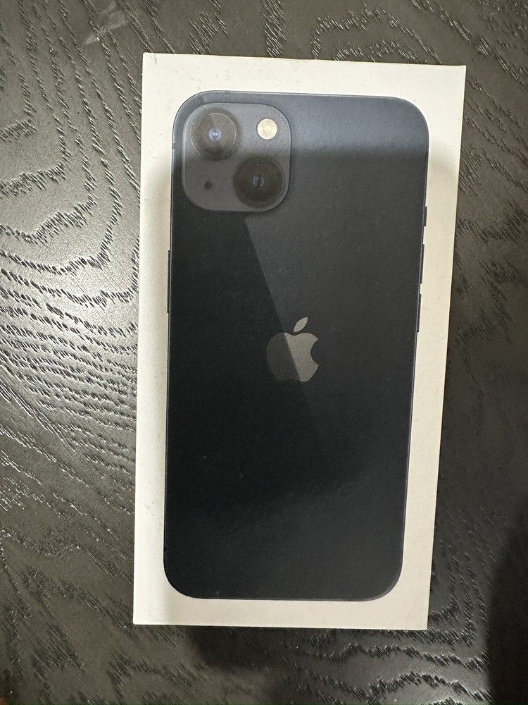 iPhone 13 Midnight 128 GB EMPTY BOX ONLY, Includes Apple Sticker, SIM Key, Paper