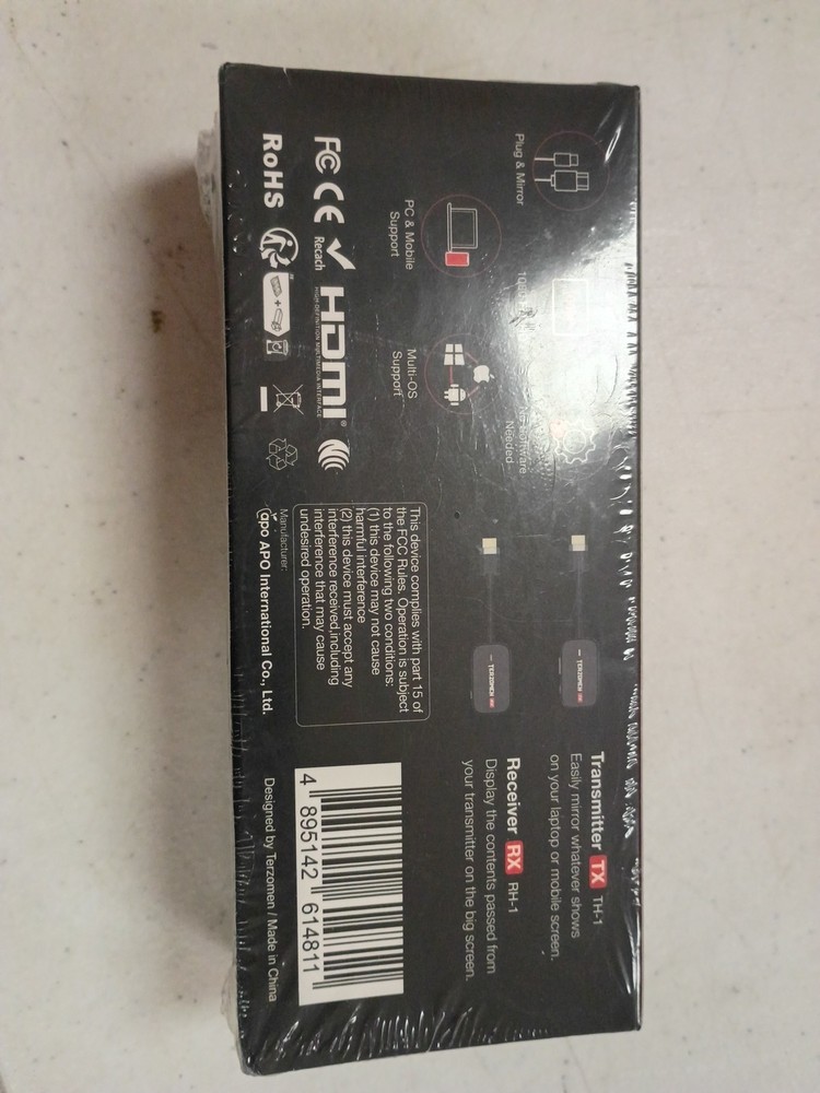 TERZOMEN AIRLINK Wireless HDMI Transmitter & Receiver Type C