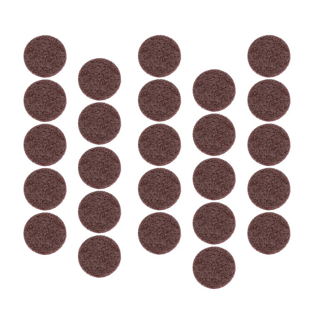25 Pcs 2 Inch Medium Prep Pad Discs Surface Conditioning Quick Change Discs