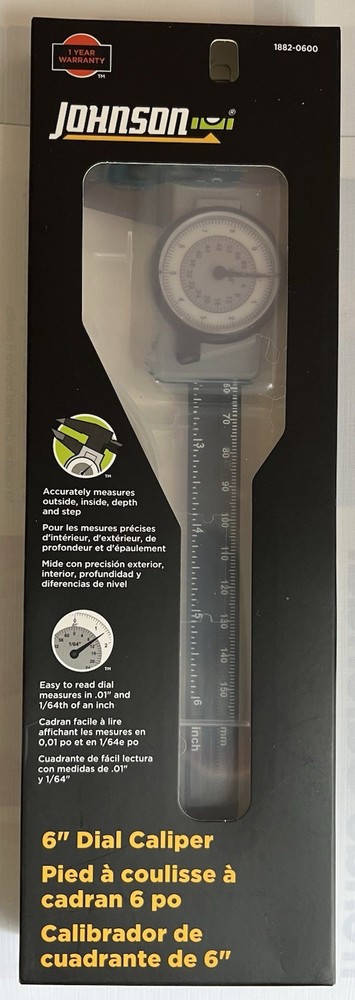 Johnson 1882-0600 6'' Dial Caliper
