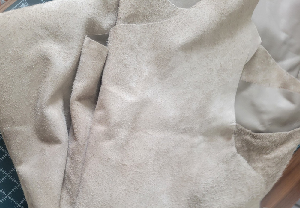 Light to Medium Tan Large Leather Hide | Chap Leather Sides