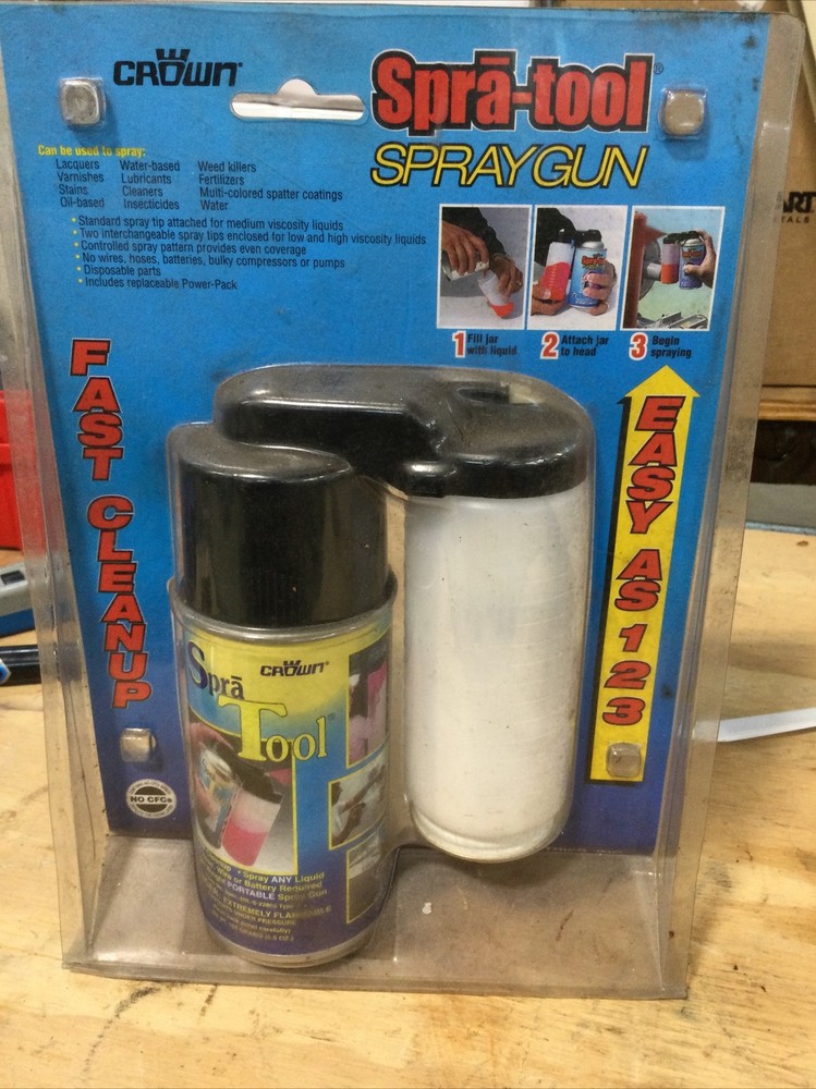 Crown Spra-Tool Spray Gun 8209 Kit includes Power-Pack