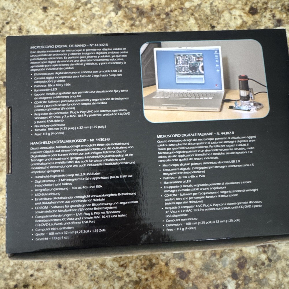 CELESTRON - HANDHELD DIGITAL MICROSCOPE (2011, Celestron)