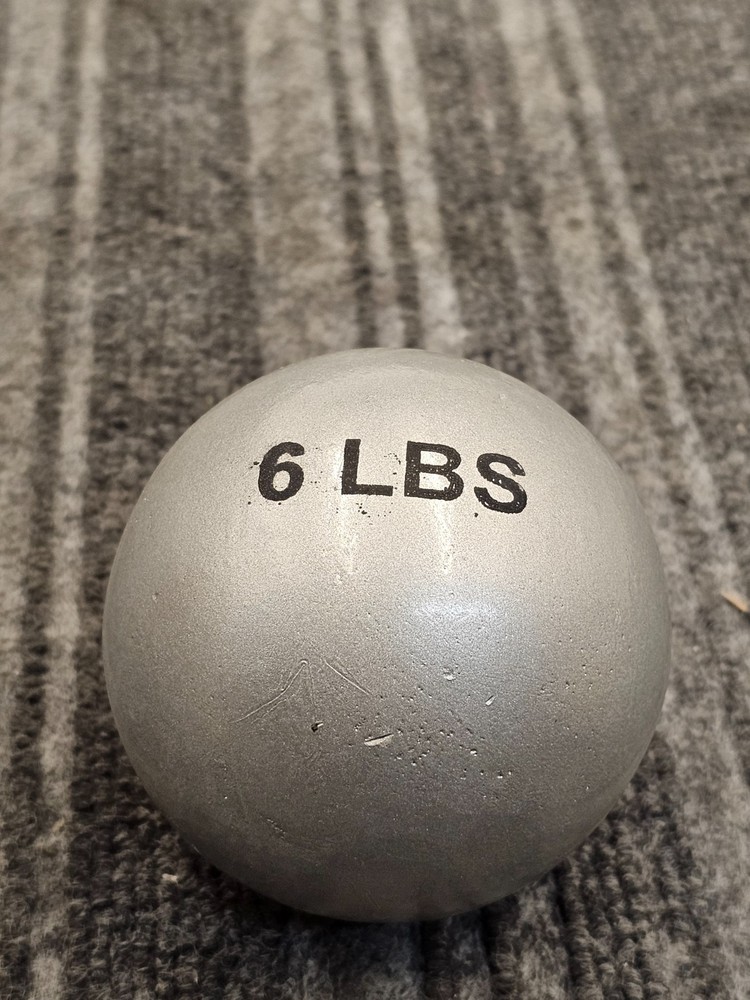 Scholastic Iron Shot Put 6LBS For Competitive and Practice Use