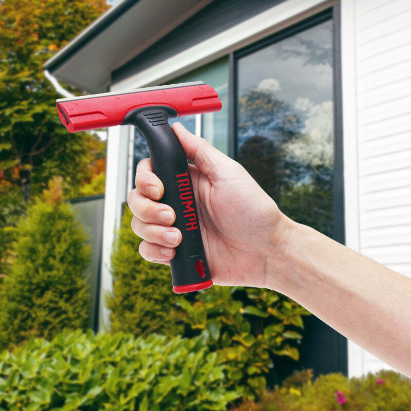 Triumph MK3 Angled Scraper: 6" Professional Window Cleaning Tool