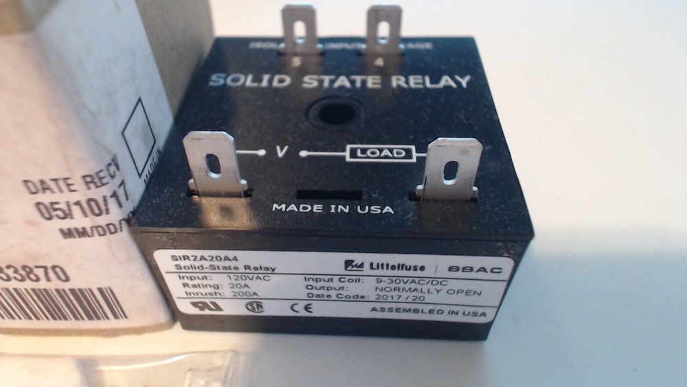 ABB SSAC Littelfuse SIR2A20A4 Solid State Relay new in box