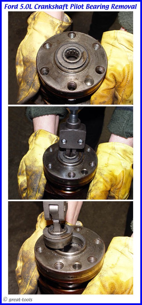 PILOT BEARING PULLER TOOL – slide hammer attachment – crankshaft bearing remover