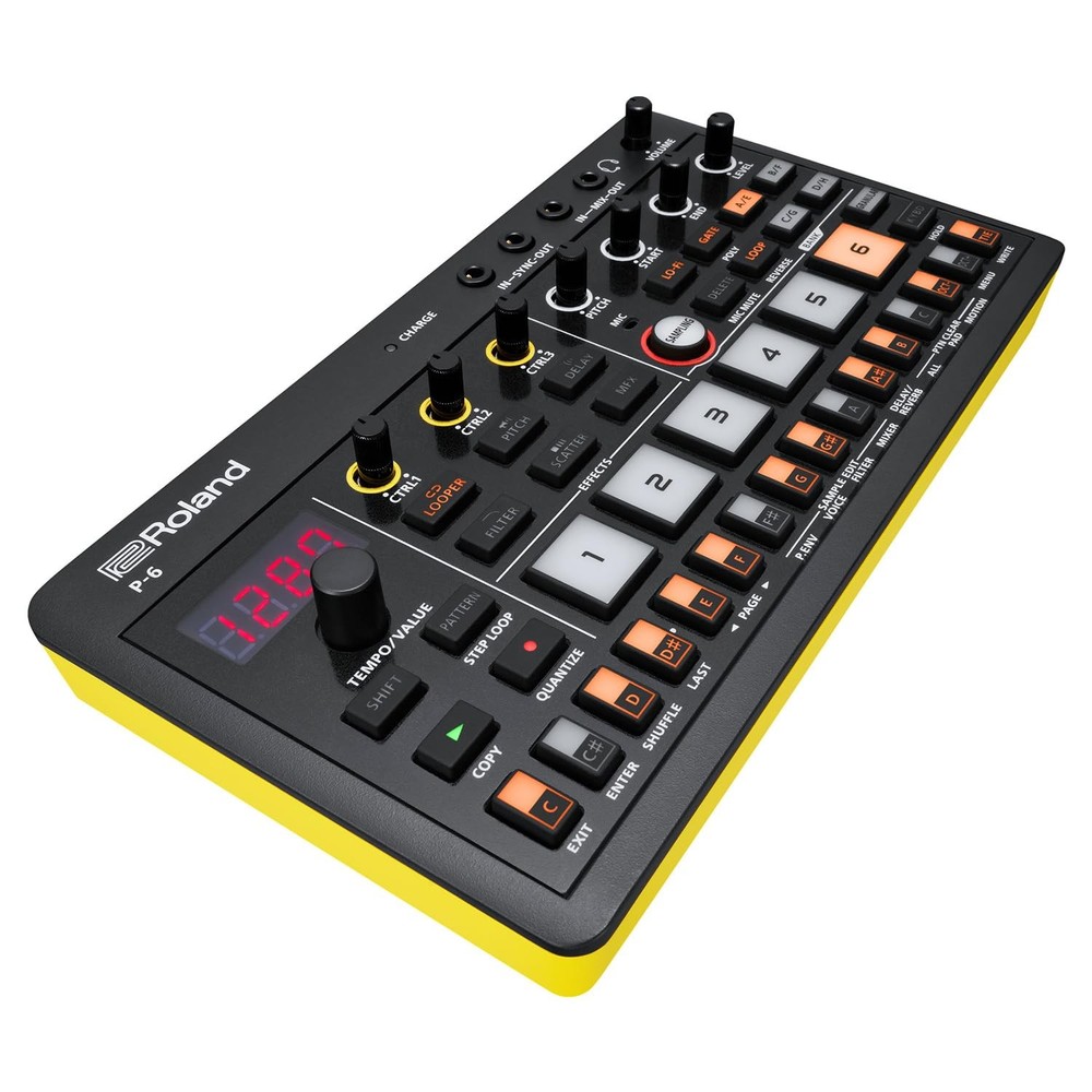 Roland P-6 Creative Sampler AIRA Compact Granular Sound Sequencer USB-C