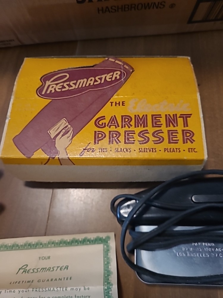 Pressmaster Garment Presser Untested