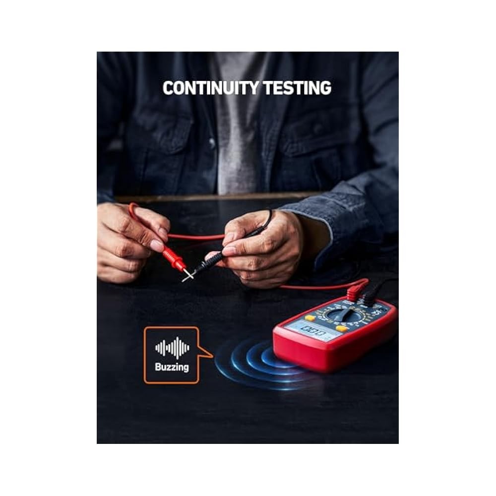 Portable Digital Multimeter with 2x Sampling Rate, Measures