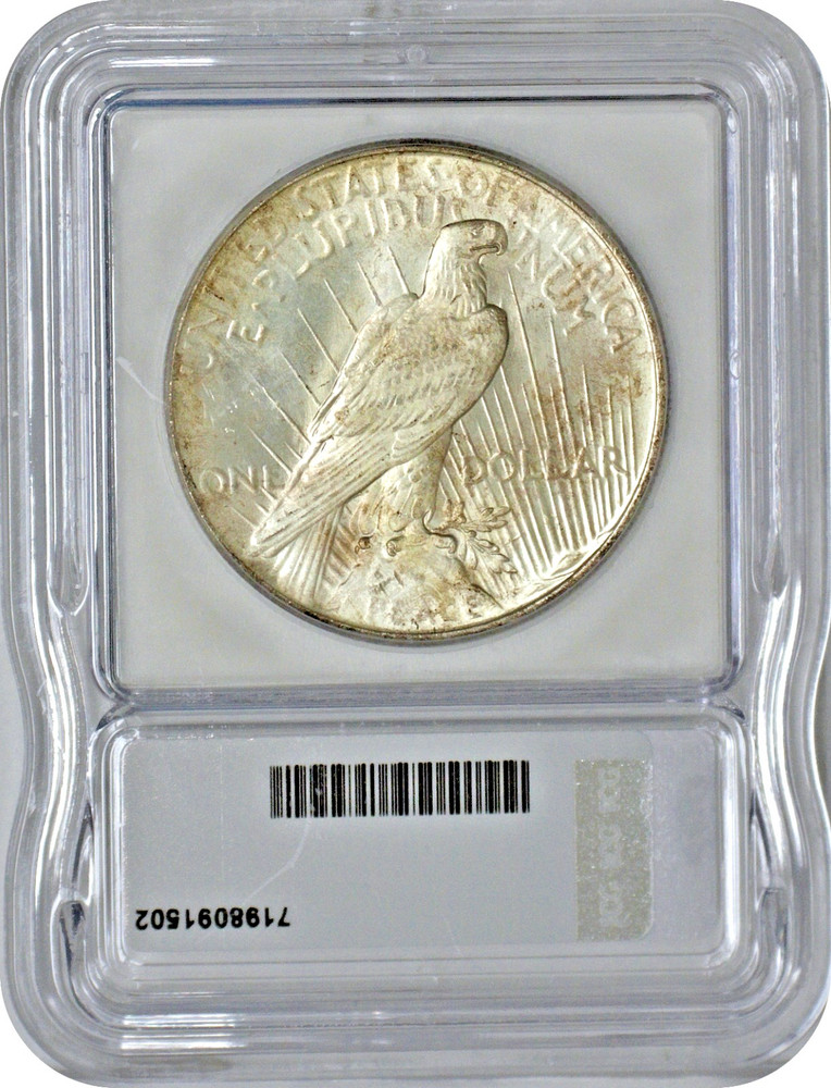 1925 Peace Silver Dollar S$1 ICG MS66 Uncirculated