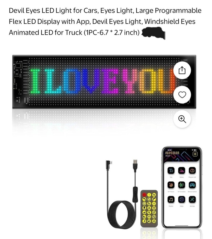 Dynamic Led Programmable Light