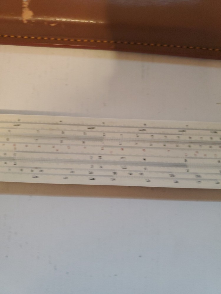 vintage Slide Rule: SANS & STREIFFE # 311 With Case