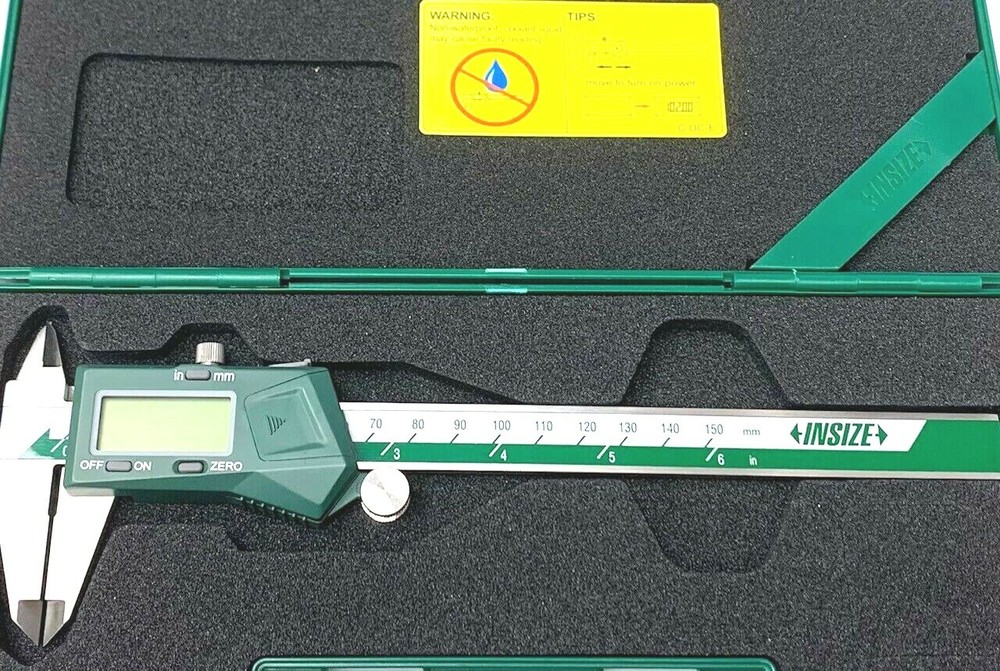 INSIZE ELECTRONIC CALIPER 6" #1108-150 - .0005" RESOLUTION - NEW IN BOX!