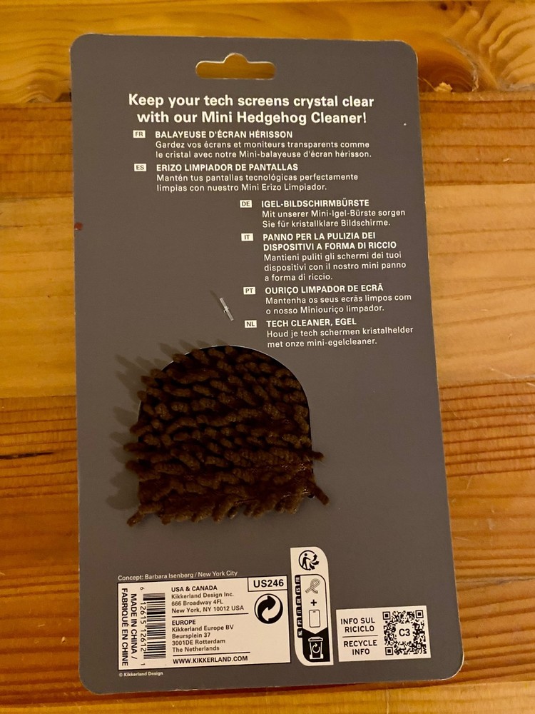Kikkerland Hedgehog Screen Cleaner