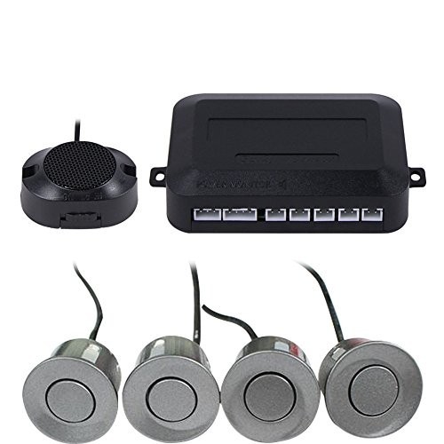 Car Reverse Backup Parking Sensor System - Waterproof Radar, Buzzer, 30-150CM De