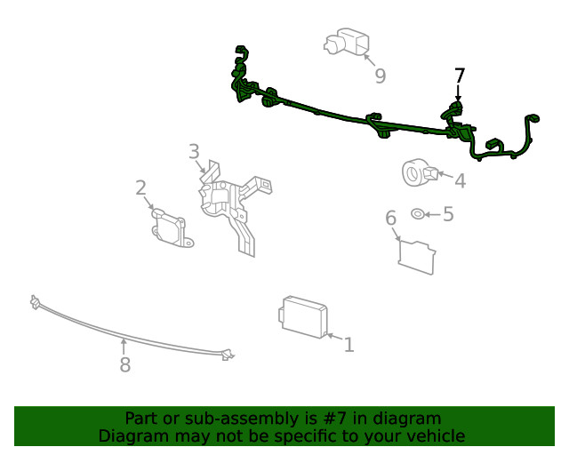Genuine GM Harness 86801298
