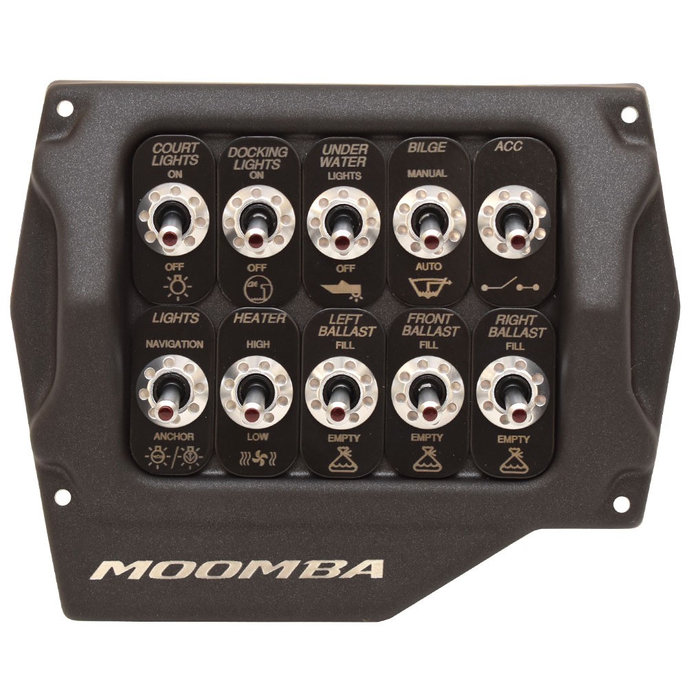 Moomba Boat Dash Switch Panel Set 121152 | Toggles Ignition (Kit)