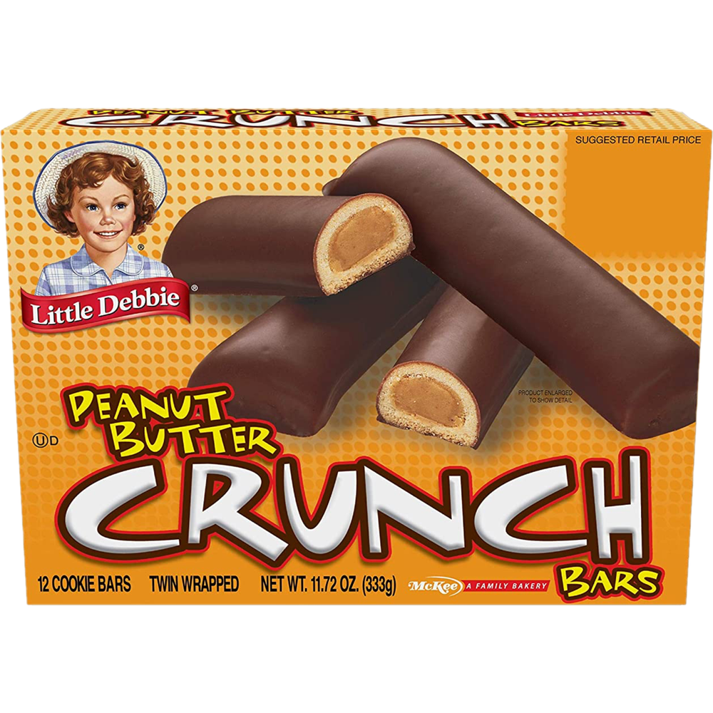 Little Debbie Peanut Butter Crunch Bars, 10 Boxes