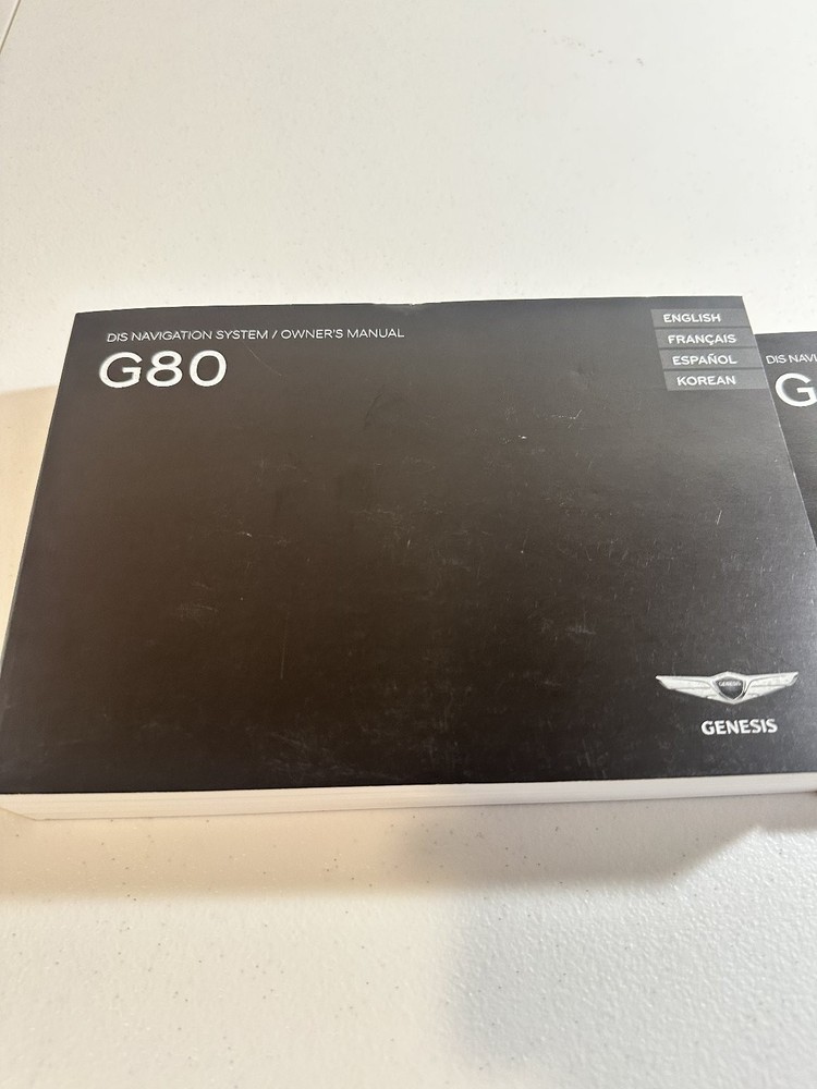 G80 DIS Genesis Owners Manuals Set