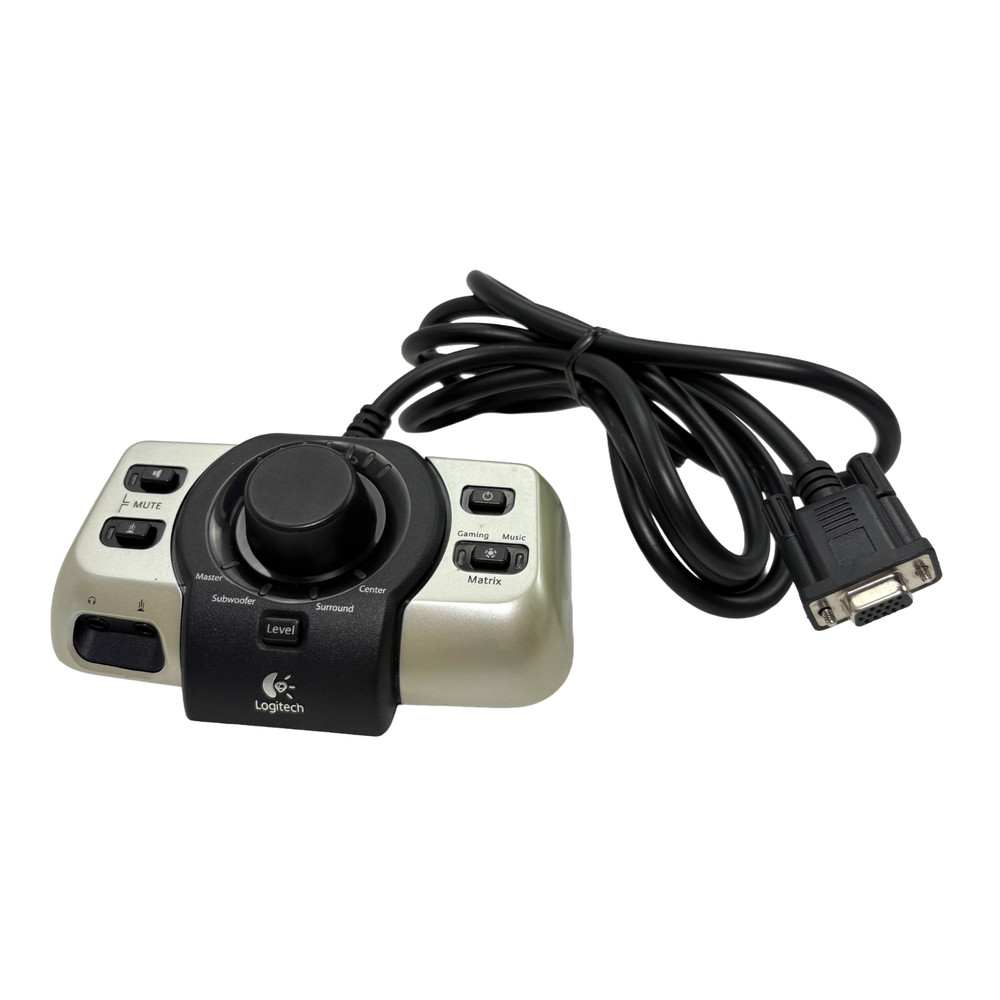 Logitech G51 Volume Controller Sound Wired Remote Pod Control Unit Only OEM