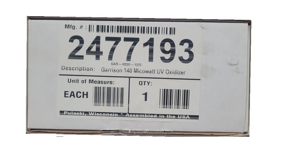 Garrison 12" Multivoltage UV Germicidal Air Purifier with Activated Oxygen