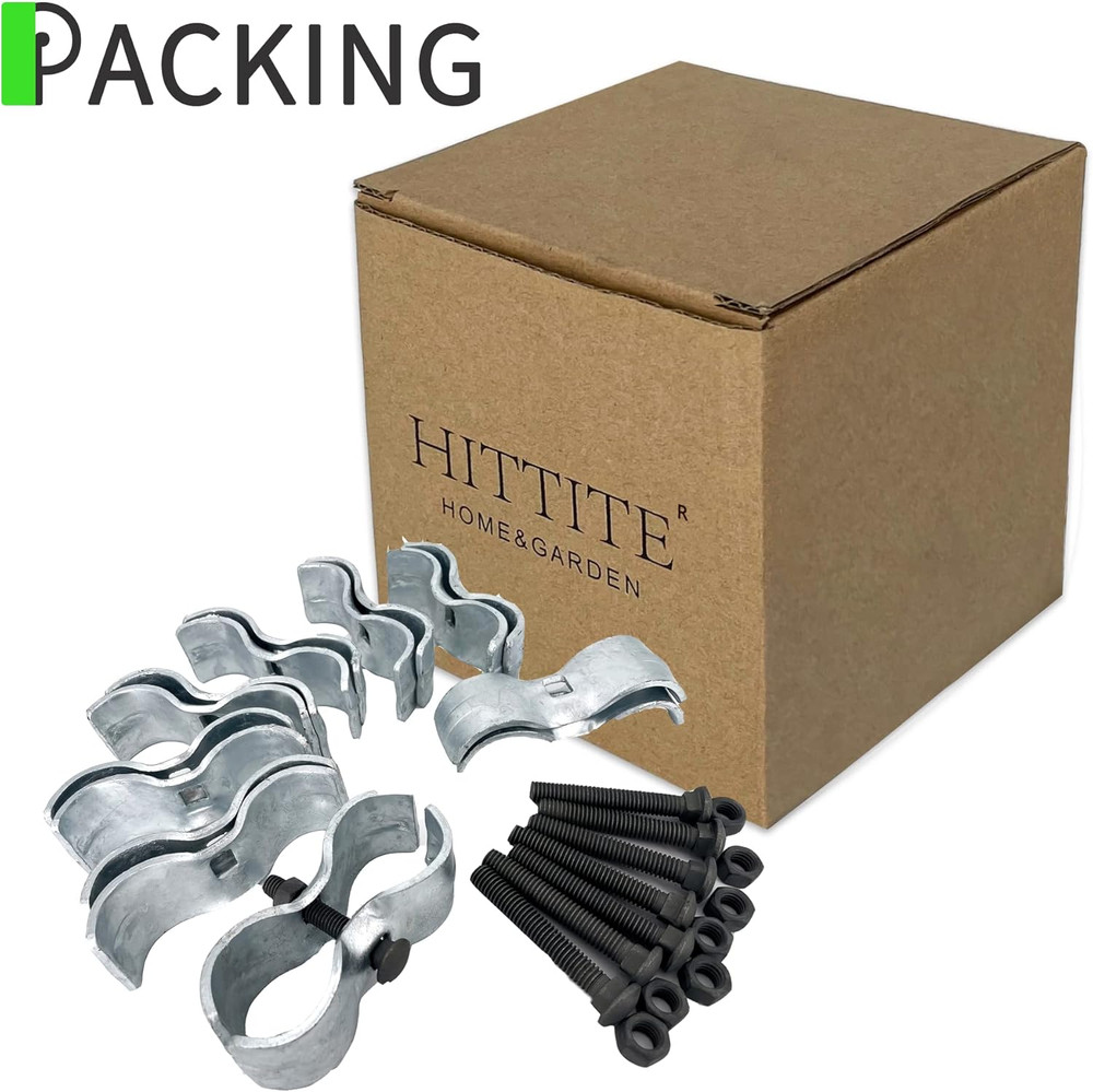 8 Set Dog Kennel Panel Clamps for 1-3/8" round Pipe Frame