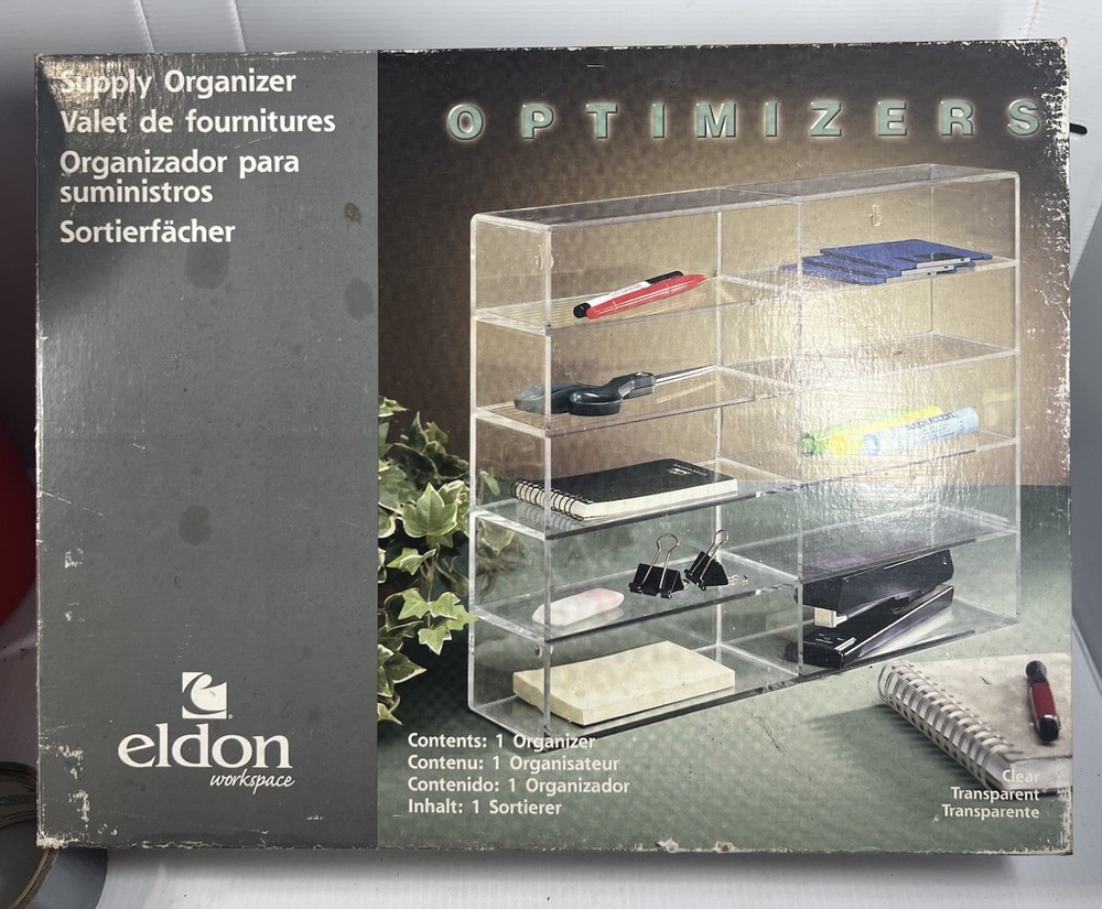 Eldon Workspace Optimizers Supply Organizers Vintage NEW