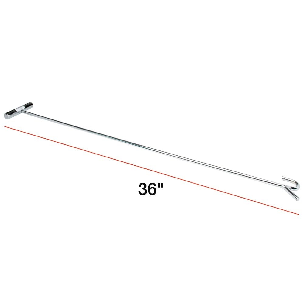 R-7845 36" Chrome-Plated Steel 5th Wheel Pin Puller, Silver