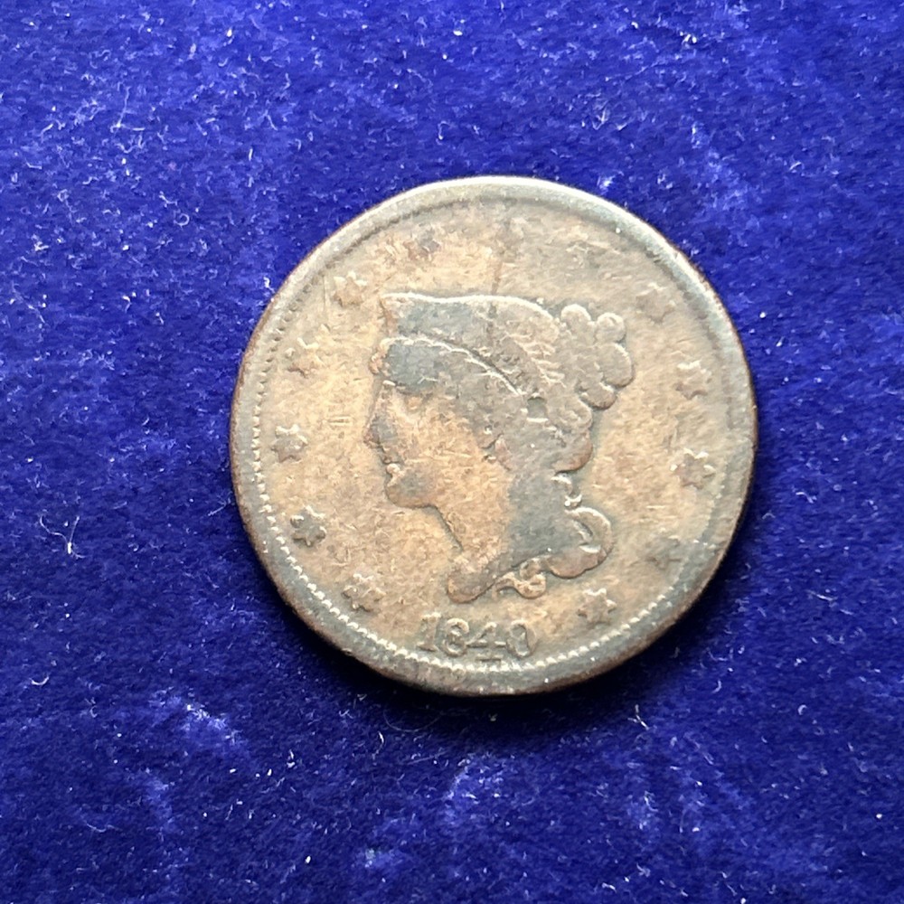 1840 Braided Head Large Cent QA2048