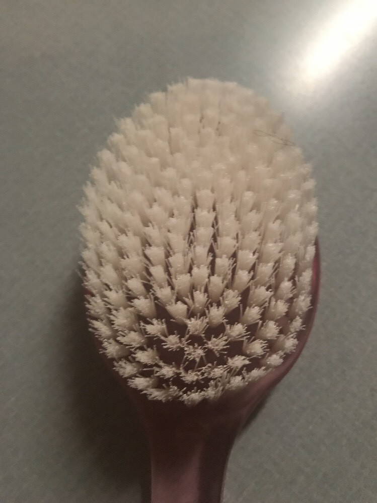 14” Pink Shower Brush 3x4” Head