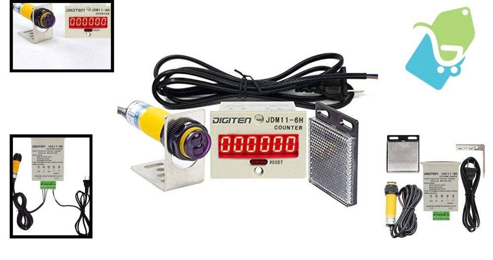 Accuracy First: Infrared LED Counter with Manual Reset & Wide Detection Range