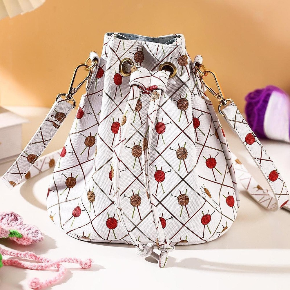 Yarn Organizer Knitting Tools Organizer Adjustable Waterproof Multifunction