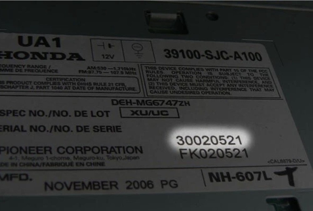 Honda Odyssey Radio Code – Fast & Reliable Digital Unlock